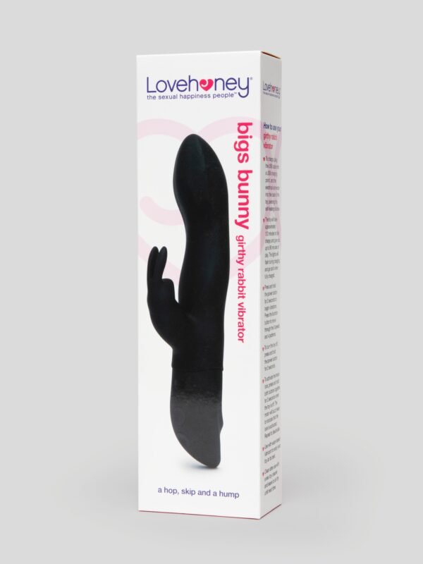 a40761g84903_5 Lovehoney Bigs Bunny Girthy Rechargeable Rabbit Vibrator - Black