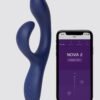 a44831g85062_1 We-Vibe Nova 2 Midnight Blue App Controlled Rechargeable Rabbit Vibrator