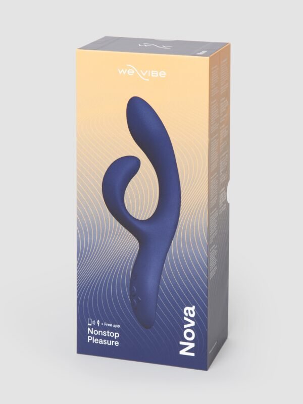 a44831g85062_6 We-Vibe Nova 2 Midnight Blue App Controlled Rechargeable Rabbit Vibrator