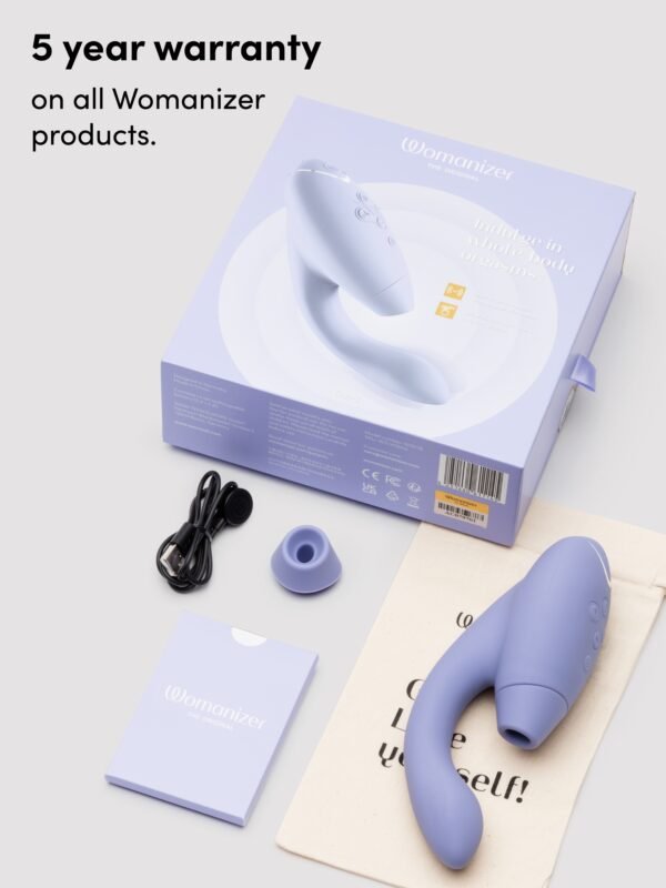 Womanizer Duo 2 Rechargeable Silicone G-Spot and Clitoral Stimulator