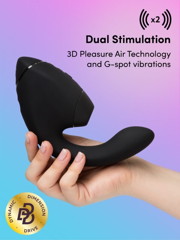 Womanizer Next Duo 3D Black G-Spot and Clitoral Suction Stimulator