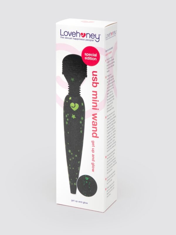 Lovehoney Glow-in-the-Dark Deluxe Mini Massage Wand Vibrator