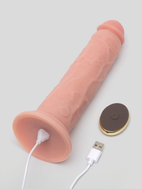King Cock Elite Dual-Density Remote Control Vibrating Realistic Dildo 8.5 Inch