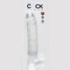 King Cock Realistic Large Suction Cup Dildo 10 Inch Clear