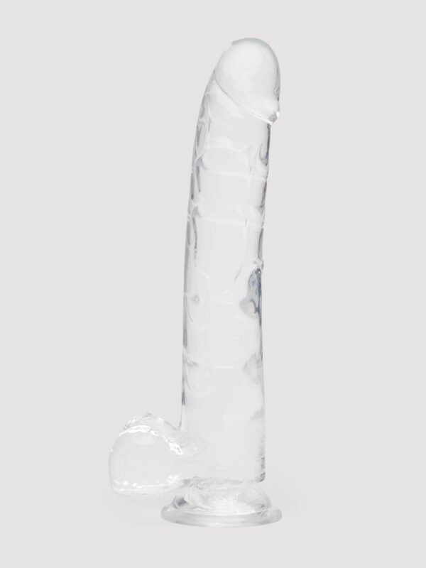 King Cock Realistic Large Suction Cup Dildo 10 Inch Clear