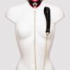Ouch! Milan Faux Leather Collar with Leash