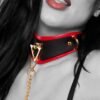 Ouch! Milan Faux Leather Collar with Leash