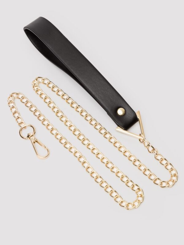 Ouch! Milan Faux Leather Collar with Leash