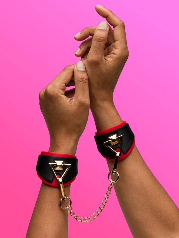 Ouch! Milan Faux Leather Handcuffs