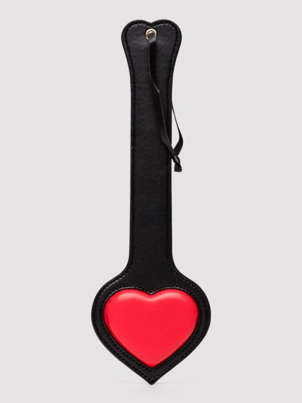 Ouch! Milan Faux Leather Heart Paddle