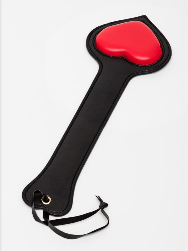 Ouch! Milan Faux Leather Heart Paddle
