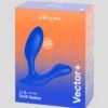 We-Vibe Vector+ Royal Blue App and Remote Controlled Rechargeable Prostate Massager