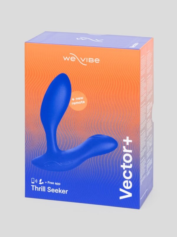 We-Vibe Vector+ Royal Blue App and Remote Controlled Rechargeable Prostate Massager