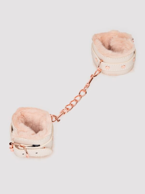 a49796g87845_5 Sportsheets Peaches 'n CreaMe Fur Handcuff Set