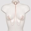a49798g87847_4 Sportsheets Peaches 'n CreaMe Faux Leather Collar and Nipple Clamps