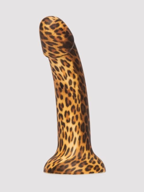 Leopard Print Silicone Dildo 7 Inches
