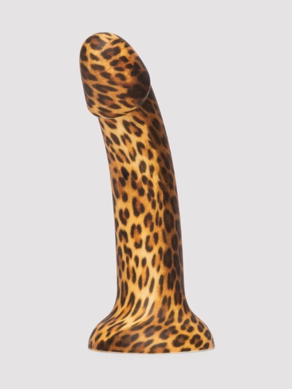 Leopard Print Silicone Dildo 7 Inches
