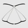 House of Desire Black Chain Cage Back Harness