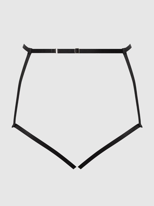 House of Desire Black Chain Cage Back Harness