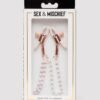 Sportsheets Peaches 'n CreaMe Pearl Nipple Clamps