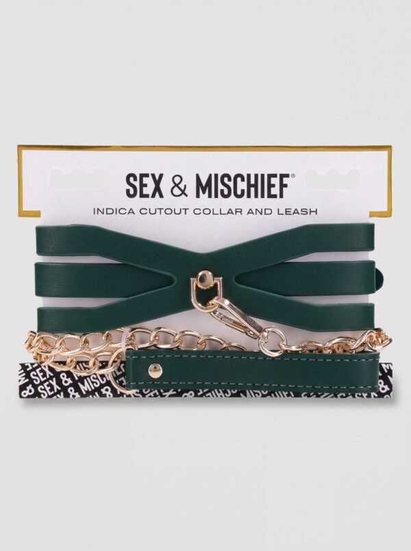 Sportsheets Indica Cutout Collar and Leash
