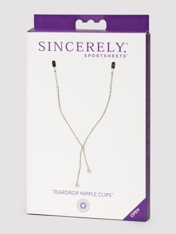 Sportsheets Teardrop Silver Nipple Clips