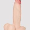 b-Vibe Slipskin Flesh Tan Ultra Realistic Girthy 7" Dual Density Dildo
