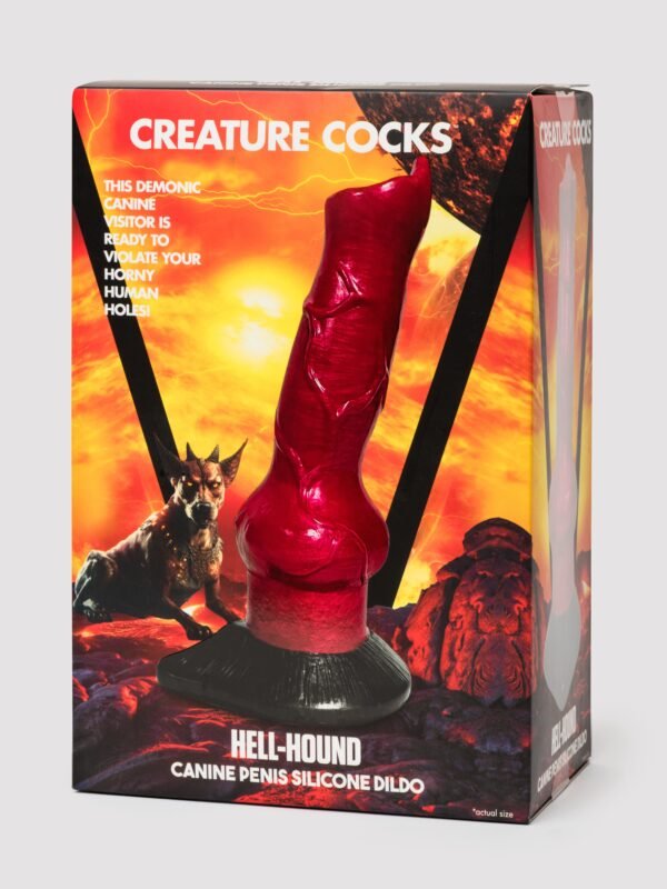 Creature Cocks Hell Hound Canine Penis Silicone Dildo