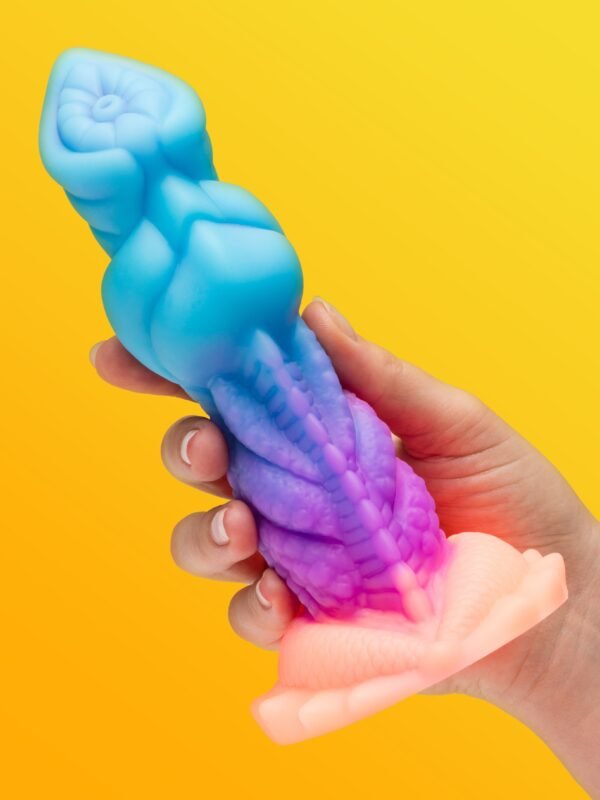 Creature Cocks Aqua-Cock Glow-in-the-Dark Silicone Dildo