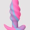 Creature Cocks Unicorn Swirl Small Silicone Butt Plug