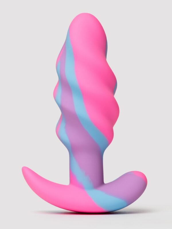 Creature Cocks Unicorn Swirl Small Silicone Butt Plug