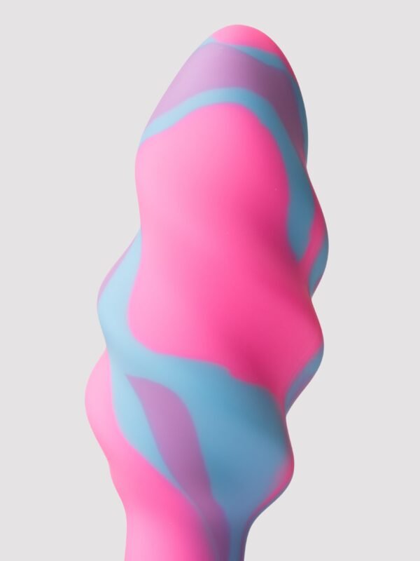Creature Cocks Unicorn Swirl Small Silicone Butt Plug