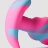 Creature Cocks Unicorn Swirl Small Silicone Butt Plug