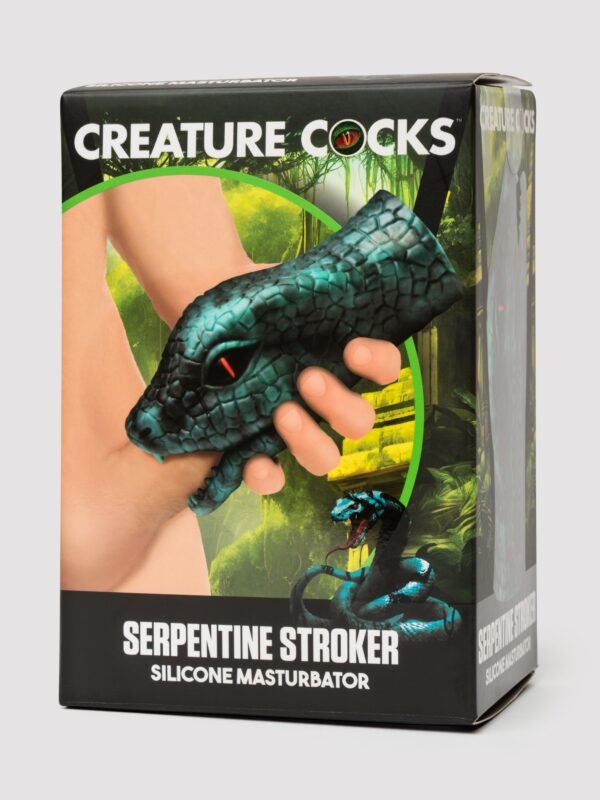 Creature Cocks Serpentine Green Stroker Silicone Masturbator