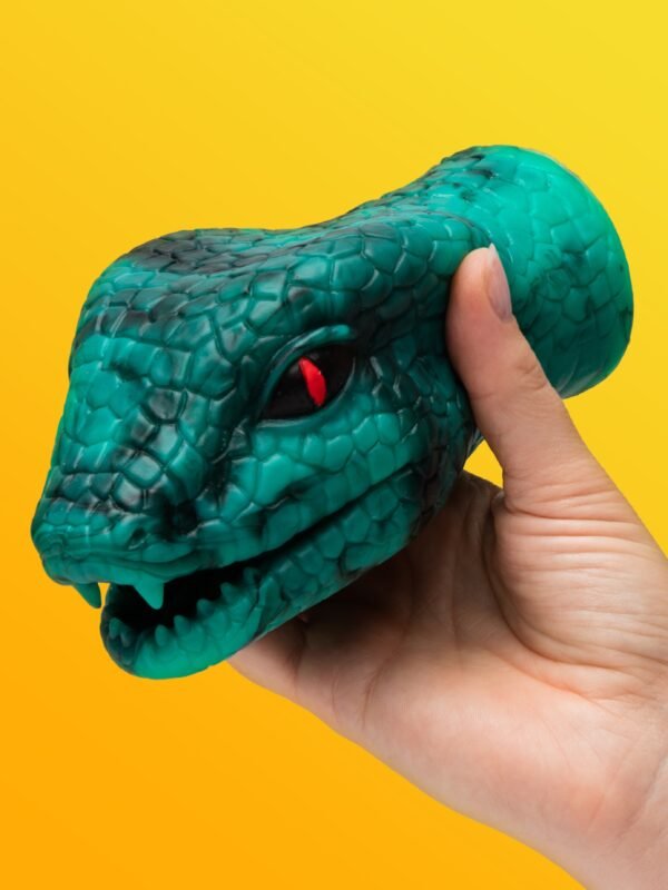 Creature Cocks Serpentine Green Stroker Silicone Masturbator