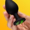 Creature Cocks Green Eye Silicone Medium Butt Plug