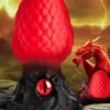 a50551g88786_6 Creature Cocks Eye of the Dragon Red Silicone Butt Plug