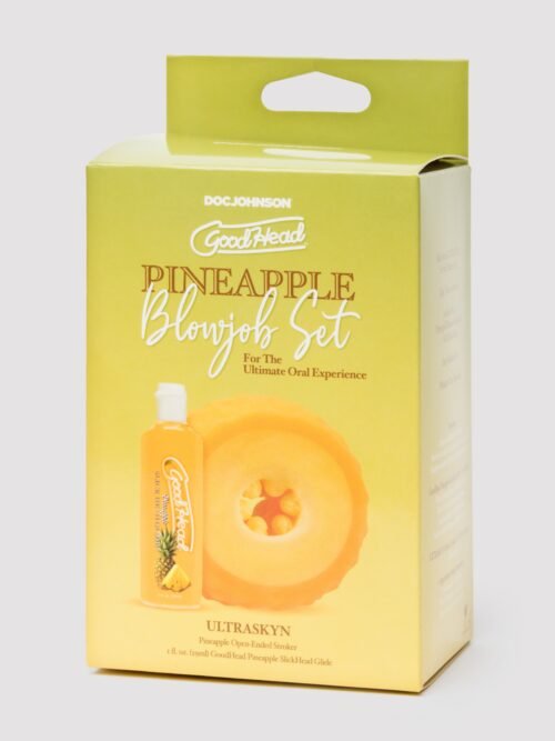 Doc Johnson GoodHead Pineapple Blowjob Set (2 Piece)