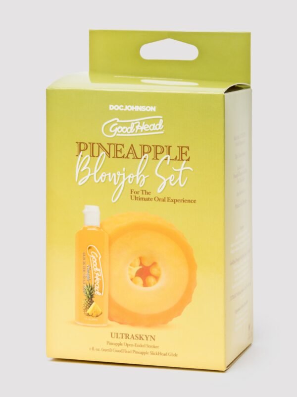Doc Johnson GoodHead Pineapple Blowjob Set (2 Piece)