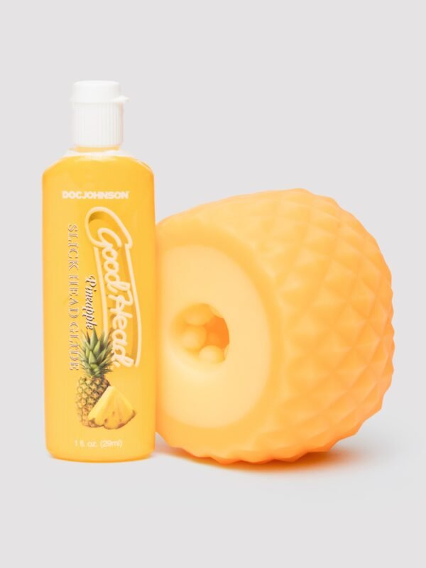 Doc Johnson GoodHead Pineapple Blowjob Set (2 Piece)