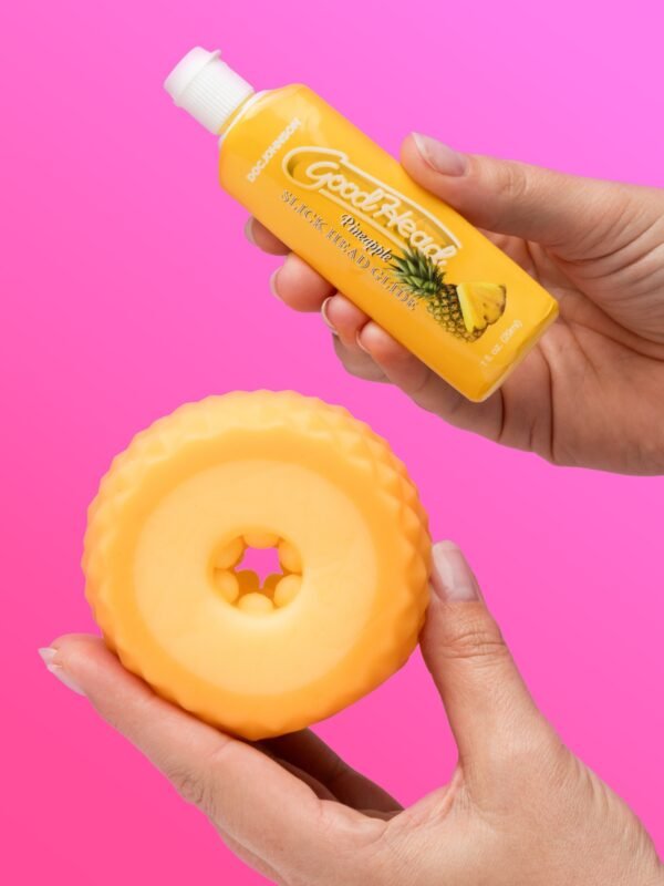 Doc Johnson GoodHead Pineapple Blowjob Set (2 Piece)