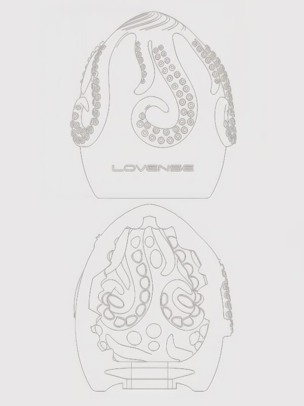 a50604g88861_1 Lovense Kraken Textured Egg Male Masturbator 6 Pack